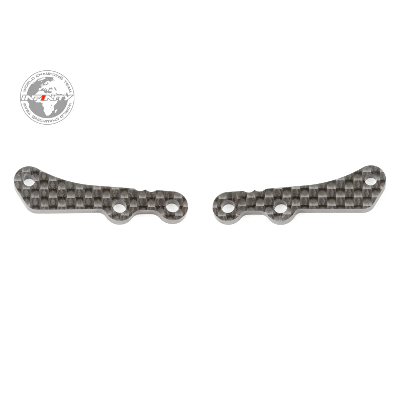 R0242-3.0B - REAR LOWER ARM PLATE LC+3.0 (Carbon/2pcs)