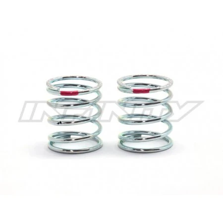 SMJ1007 - SILVER LINE SPRING TS2.5-2.8 (Short/Red/2pcs)